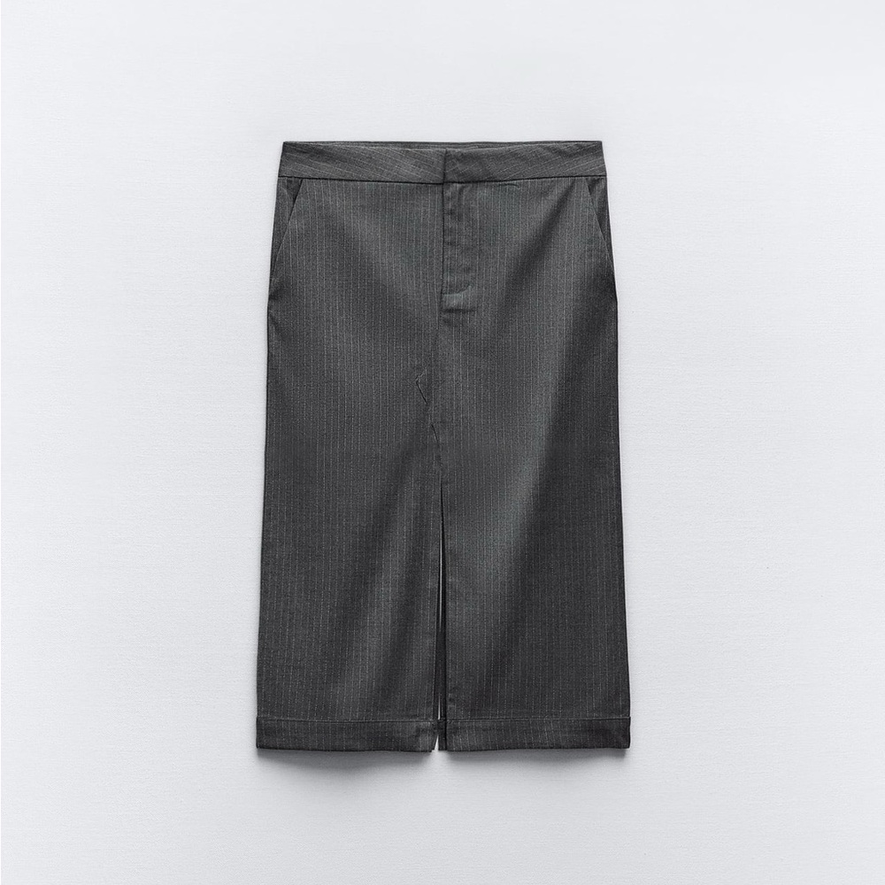 Zara limited edition Printstrip skirt